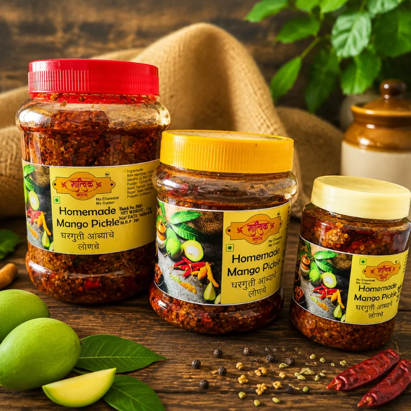 Home made mango pickle